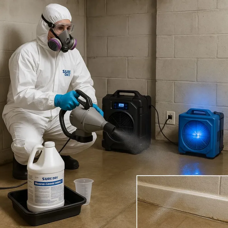 Sanitization and Odor Removal process in Belmont, NC